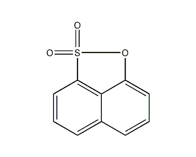 1,8-Naphthyl sulfone structural formula